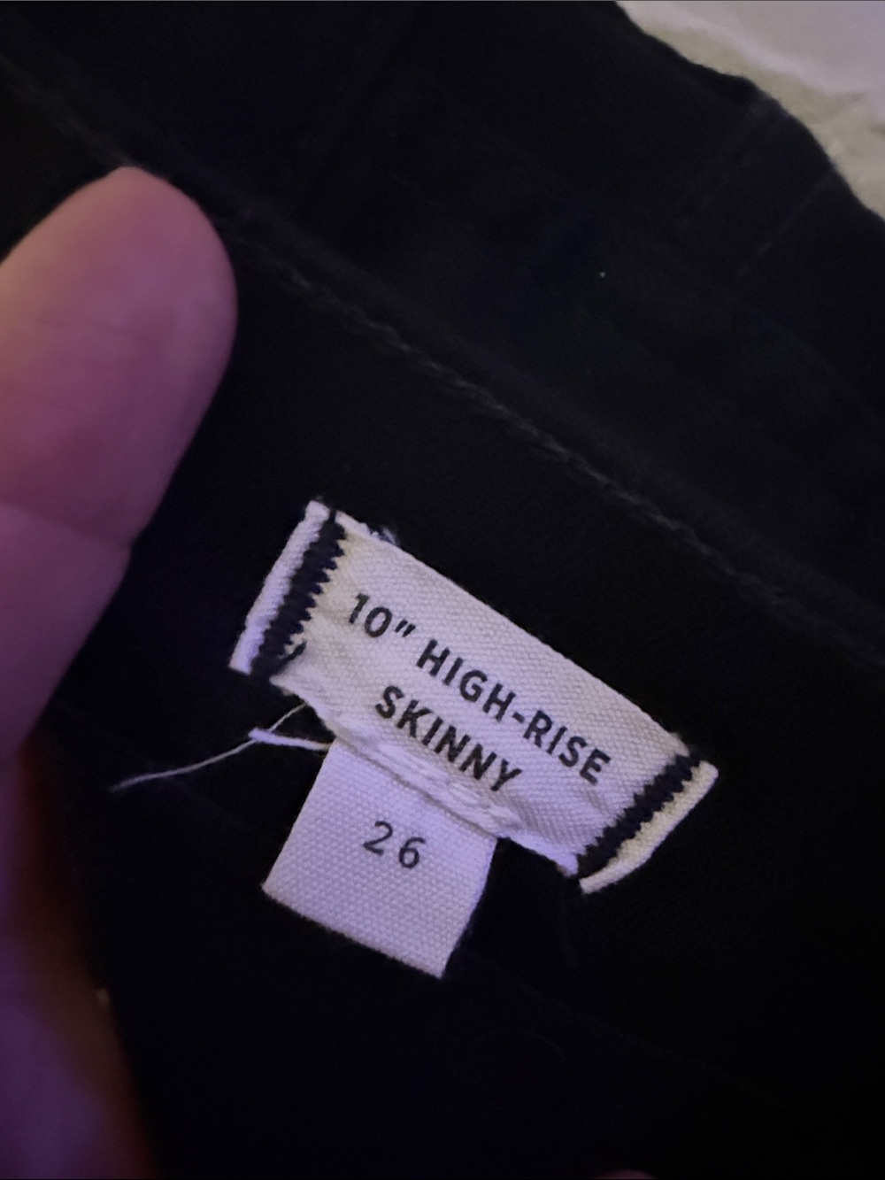 Madewell Black Skinny Jeans - Picture 3 of 11